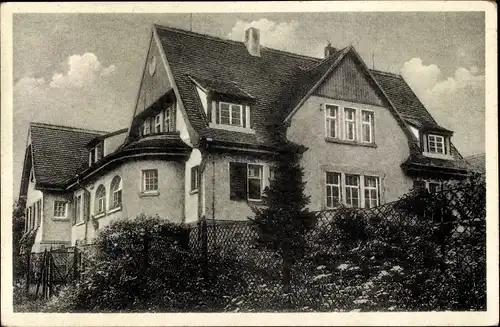 Ak Hauteroda in Thüringen, Haus auf dem Berge