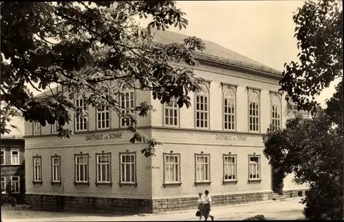 Ak Unterpörlitz Ilmenau in Thüringen, Gasthaus zur Sonne