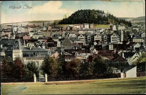 Ak Pößneck in Thüringen, Panorama