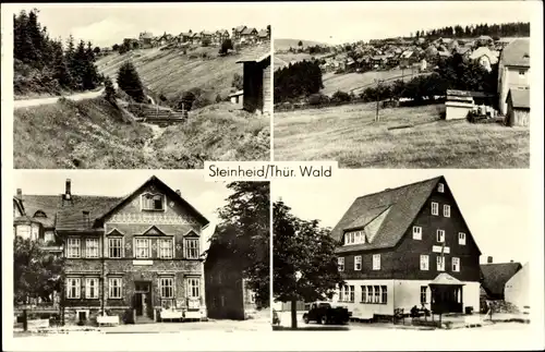 Ak Steinheid Neuhaus am Rennweg Thüringen, Ortsansicht, Gasthaus