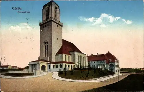 Ak Görlitz in der Lausitz, Kreuzkirche