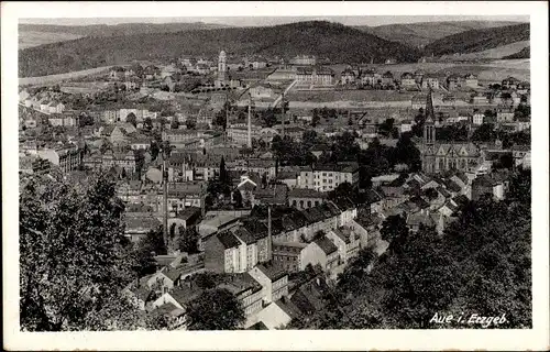Ak Aue im Erzgebirge Sachsen, Gesamtansicht