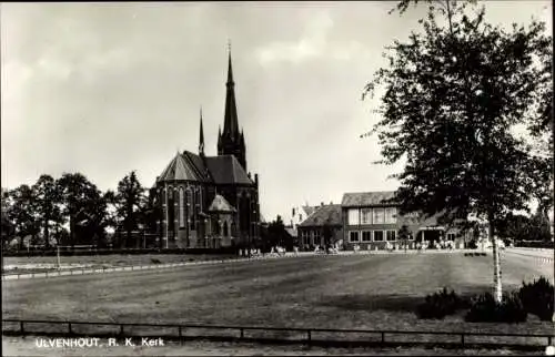 Ak Ulvenhout Nordbrabant Niederlande, R. K. Kerk