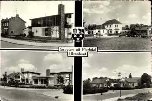 Ak Ulvenhout Nordbrabant Niederlande, Markdal, Teilansichten