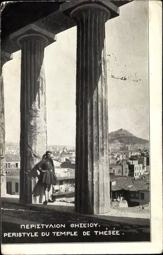 Ak Griechenland, Peristyle du Temple de Thésée