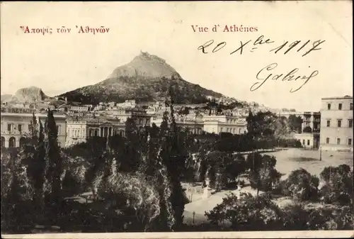 Ak Athen Griechenland, Panorama