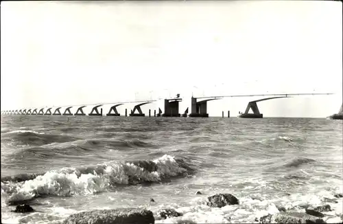 Ak Zeeland Niederlande, Oosterscheldebrug