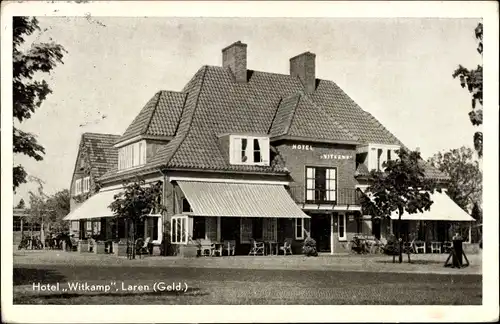 Ak Laren Gelderland Niederlande, Hotel Witkamp