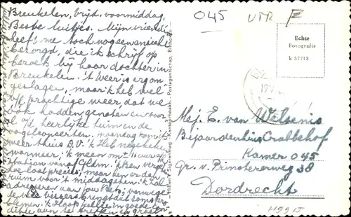 Ak Bilthoven De Bilt Utrecht Niederlande, Gemeentehuis