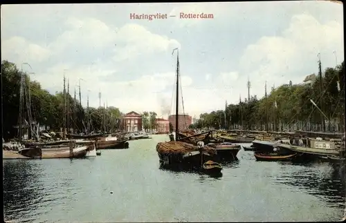 Ak Rotterdam Südholland Niederlande, Haringsvliet