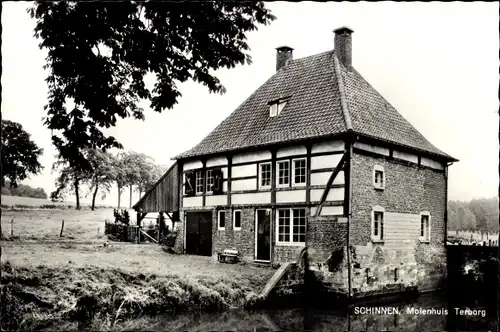 Ak Schinnen Limburg Niederlande, Molenhuis Terborg