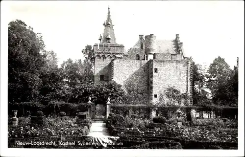 Ak Nieuw Loosdrecht Nordholland Niederlande, Kasteel Sypesteyn, Rosarium