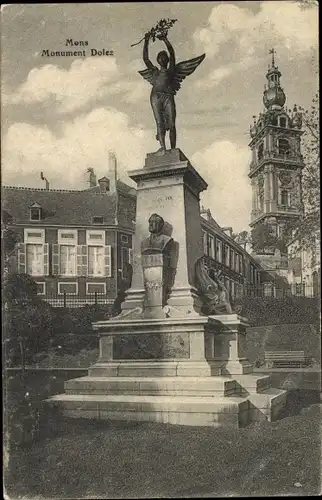 Ak Mons Wallonien Hennegau, Monument Dolez