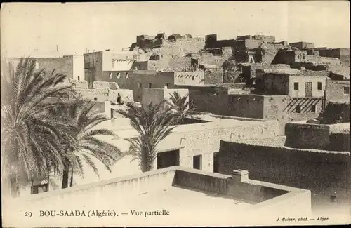 Ak Bou Saada Algerien, Vue Partielle