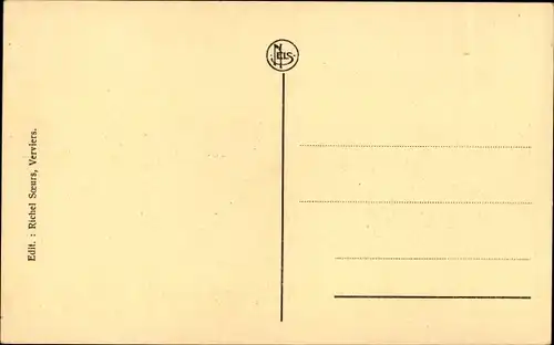 Ak Verviers Wallonien Lüttich, Place de la Victoire, Säule