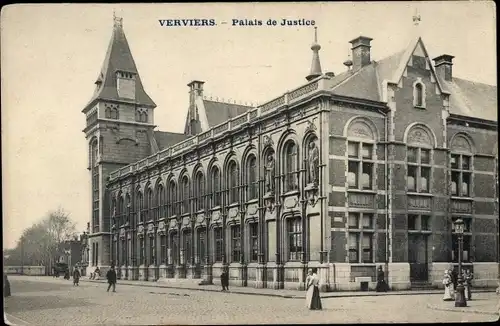 Ak Verviers Wallonien Lüttich, Palais de Justice
