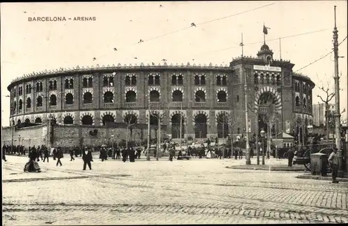 Ak Barcelona Katalonien, Arena, Stierkampfarena