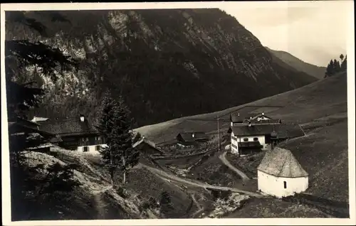 Ak Rinnen Berwang in Tirol, Rotlechtal, Ferien- und Touristengasthof z. Neuwirt