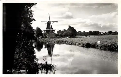 Ak Zuidlaren Drenthe Niederlande, Molen