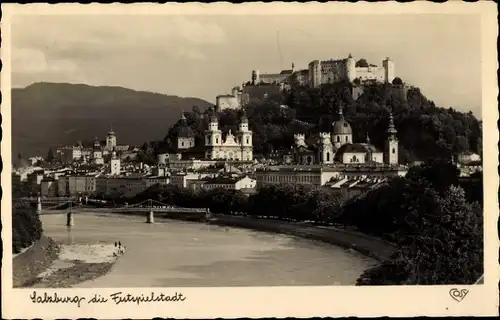 Ak Salzburg in Österreich, Panorama