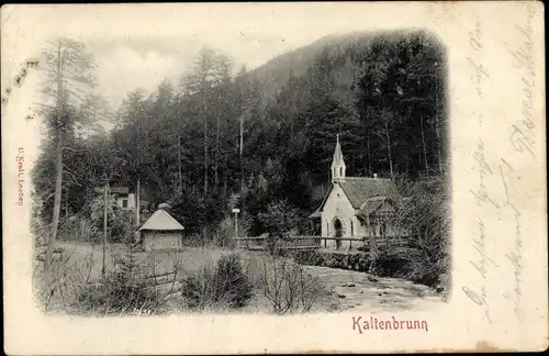 Ak Göss Leoben Steiermark, Kapelle Kaltenbrunn