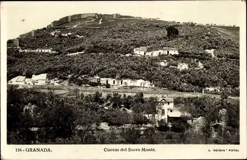 Ak Granada Andalusien Spanien, Cuevas del Sacro Monte