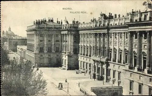 Ak Madrid Spanien, Palacio Real