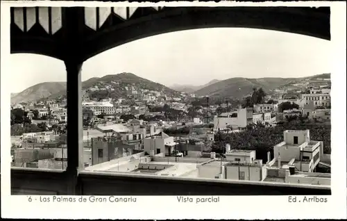 Ak Las Palmas de Gran Canaria Kanarische Inseln, Vista parcial