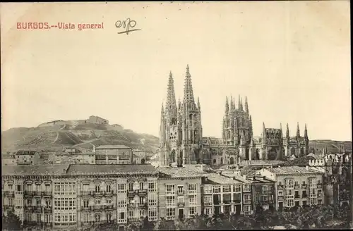 Ak Burgos Kastilien und León, Vista general