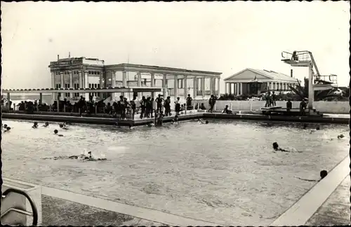 Ak Valencia Stadt Spanien, Las Arenas, Piscina