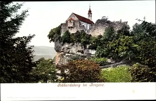 Ak Bregenz am Bodensee Vorarlberg, Gebhardsberg, Schloss