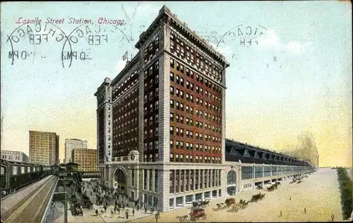 Ak Chicago Illinois USA, LaSalle Street Station