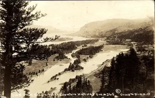 Ak Corbett Multnomah County Oregon USA, View from Crown Point, Columbia Highway