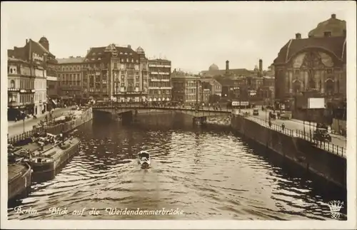 Ak Berlin Mitte, Weidendammer Brücke