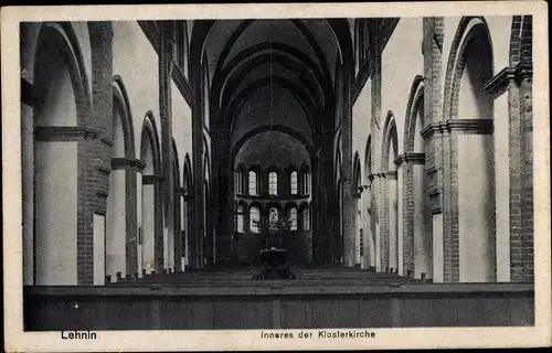 Ak Kloster Lehnin in Brandenburg, Inneres der Klosterkirche