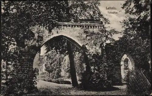 Ak Kloster Lehnin in der Mark, Tetzeltor