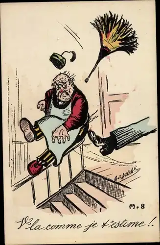 Künstler Ak Putzmann wurde gefeuert, La comme je t'estume