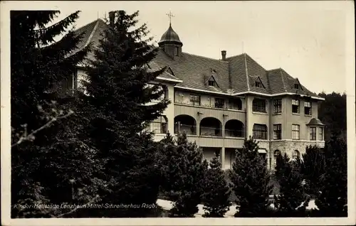 Ak Mittelschreiberhau Szklarska Poręba Schreiberhau Riesengebirge Schlesien, Heilstätte Lenzheim