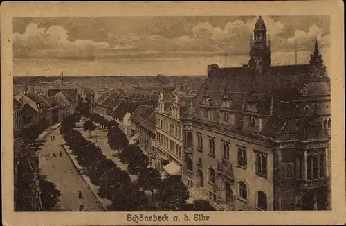 Ak Schönebeck an der Elbe, Stadtansicht