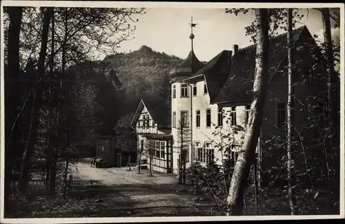 Ak Römhild in Thüringen, Hotel Pension Waldhaus