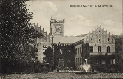 Ak Saxtorf Rieseby in Schleswig Holstein, Herrenhaus