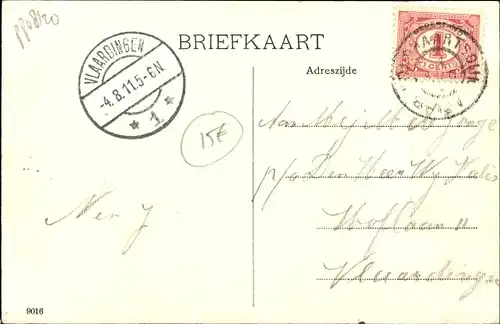 Ak Wolphaartsdijk Zeeland, Huize Ruimzicht