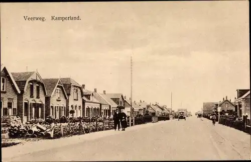 Ak Kamperland Noord Beveland Zeeland Niederlande, Veerweg