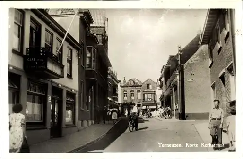 Ak Terneuzen Zeeland Niederlande, Korte Kerkstraat