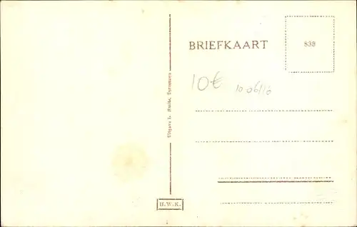 Ak Terneuzen Zeeland Niederlande, Korte Kerkstraat