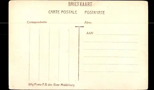 Ak Oud Vossemeer Zeeland Niederlande, Ramp, 13. März 1906