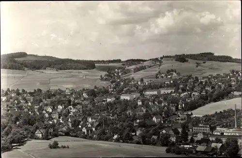 Ak Lauter Bernsbach im Erzgebirge Sachsen, Ortsansicht