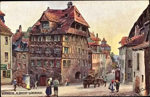 Künstler Ak Flower, Charles, Nürnberg in Mittelfranken Bayern, Albrecht Dürer Haus