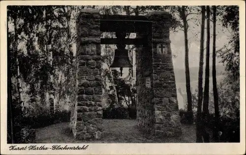 Ak Hartha Hintergersdorf Tharandt im Erzgebirge, Glockenstuhl