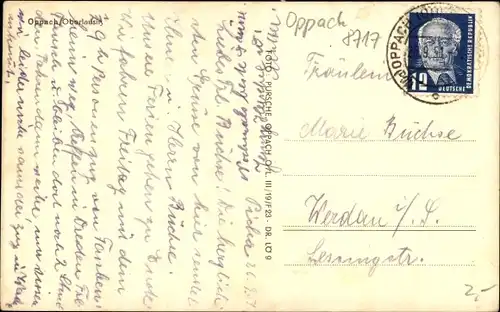 Ak Oppach in der Oberlausitz, Panorama